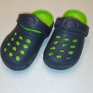 Croc style shoes for babies.